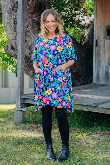 Hazel Floral Dress in Field of Dreams by Kasey Rainbow